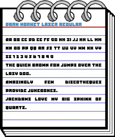Dark Hornet Laser Regular Font