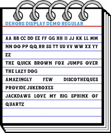 Dehors Display DEMO Regular Font