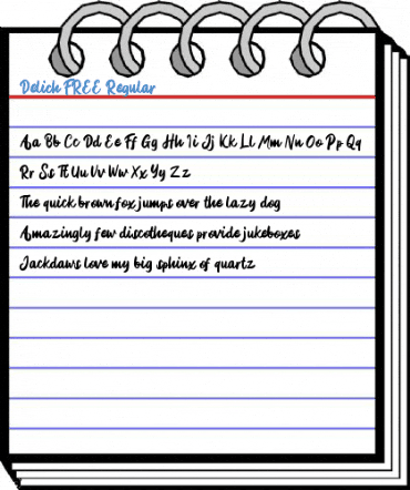 Delich FREE Regular Font