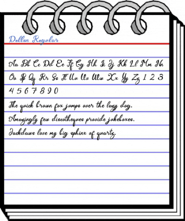 Dellon Regular Font