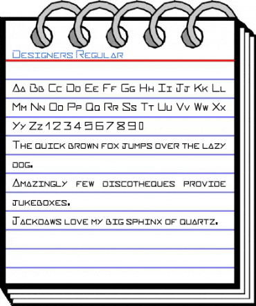 Designers Regular Font