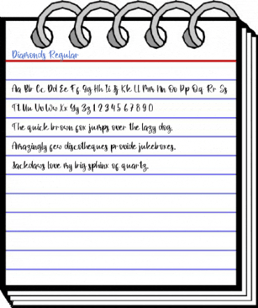 Diamonds Regular Font
