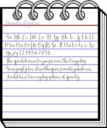 Dianita Regular Font