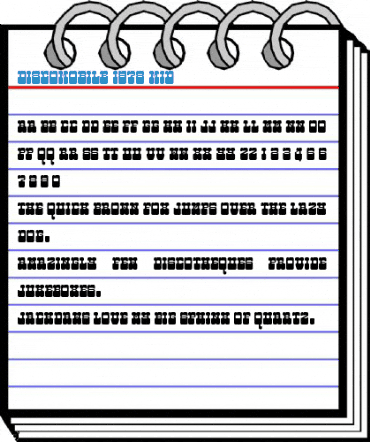 Discomobile 1972 Mid Font