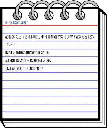 Doctor Heroes Regular Font