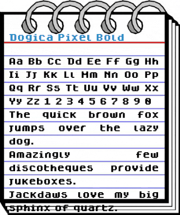 Dogica Pixel Bold Font