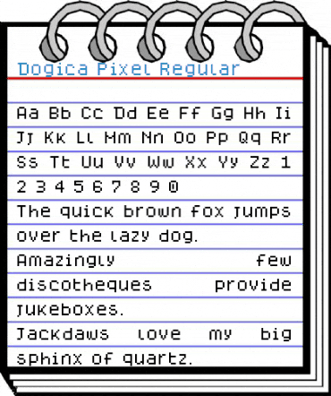Dogica Pixel Font