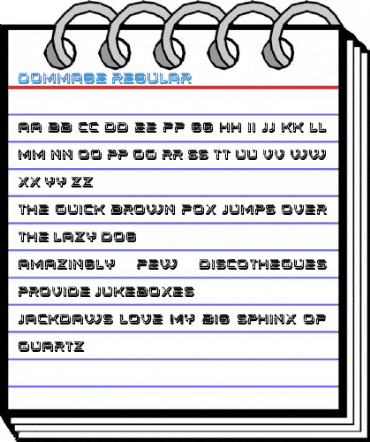 Dommage Regular Font