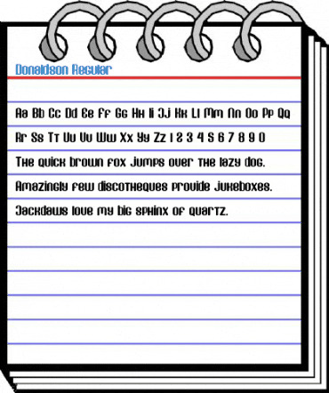 Donaldson Regular Font