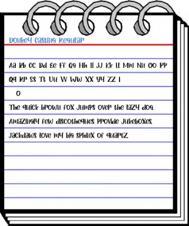 Donkey Casting Regular Font
