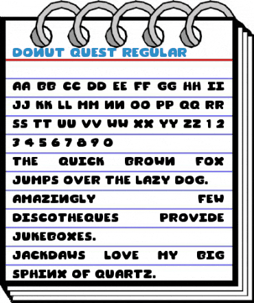Donut Quest Regular Font