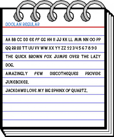 DOOLAN Regular Font