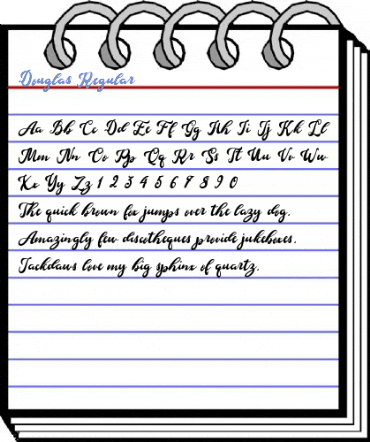 Douglas Regular Font