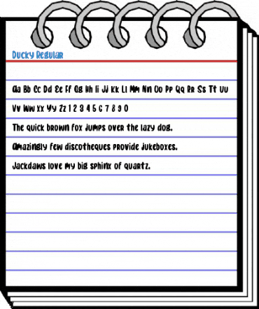 Ducky Regular Font
