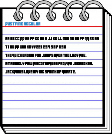 Dustfine Regular Font