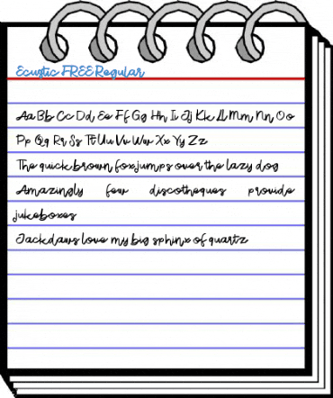 Ecustic FREE Regular Font