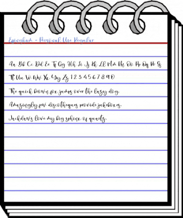 Effingham - Personal Use Regular Font