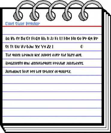 Eiffel Shine Regular Font