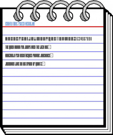 Eighty Nine 75020 Regular Font