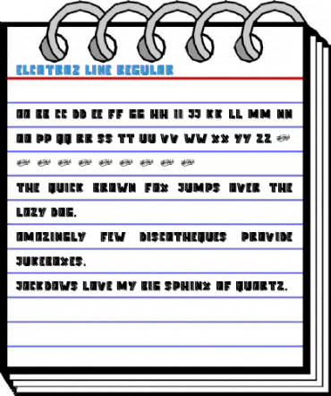Elcatraz Line Regular Font