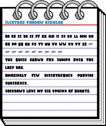 Elcatraz Shadow Regular Font