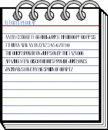 El Fonte Regular Font