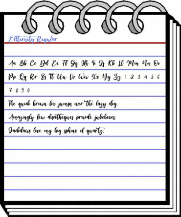 Ellternity Regular Font