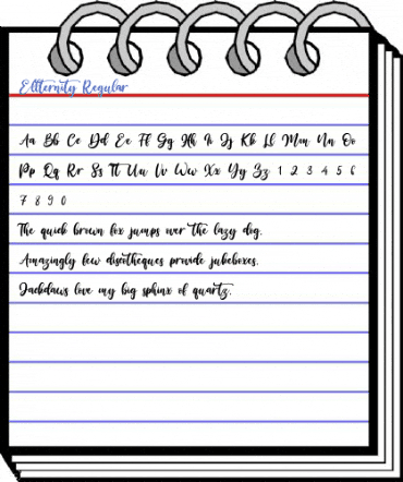 Ellternity Regular Font