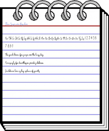 Elsa Sayonara Regular Font