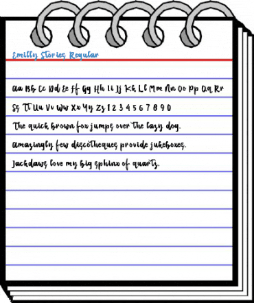 Emilly Stories Regular Font