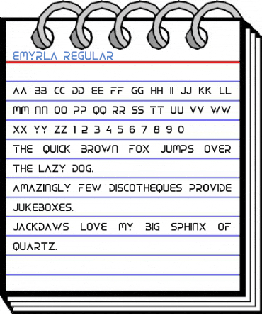 EMYRLA Regular Font