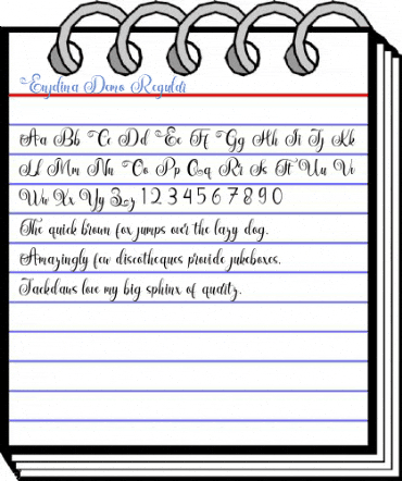 Enjelina Demo Regular Font