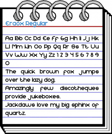 Eraox Regular Font