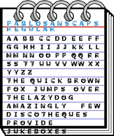 PabloSansCaps Regular Font