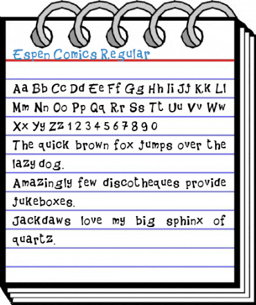 Espen Comics Regular Font