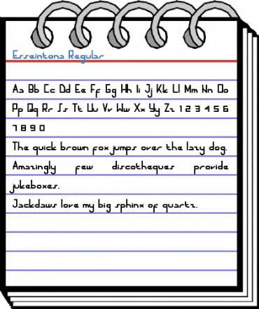 Esseintona Regular Font