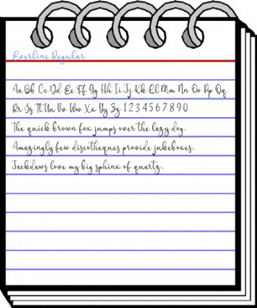 Everline Regular Font