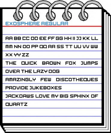 Exosphere Regular Font