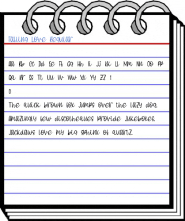 Falling Love Regular Font
