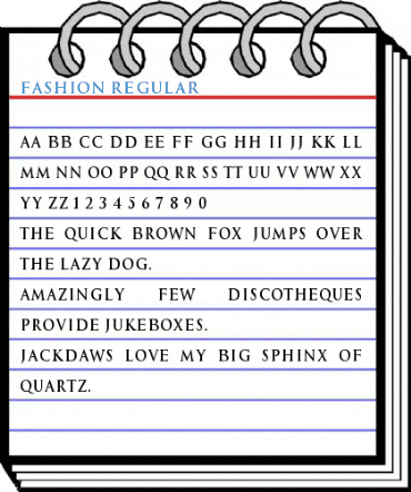 Fashion Regular Font