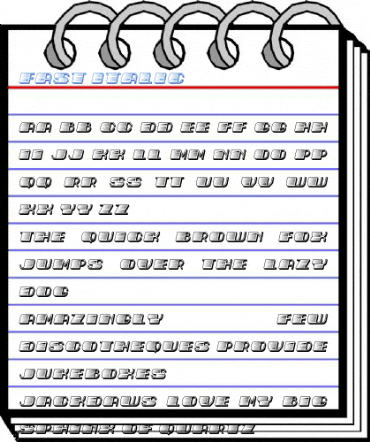 Fast Italic Font
