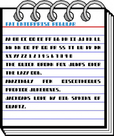 Fat Enterprise Regular Font