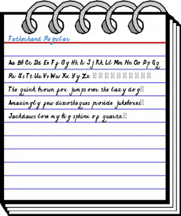 Fatherhand Regular Font