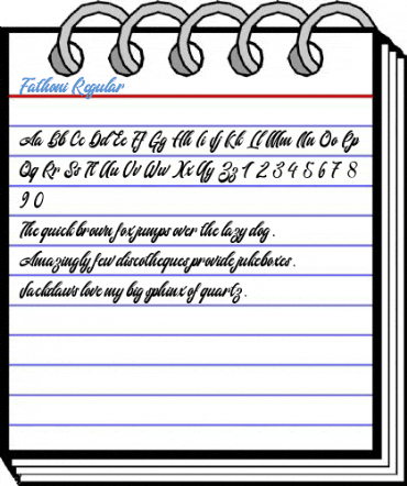 Fathoni Regular Font