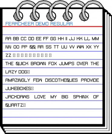 Fearcheer Demo Regular Font