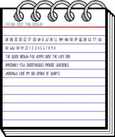 Feeling Good Thin Regular Font