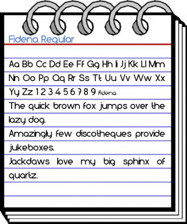 Fidena Regular Font