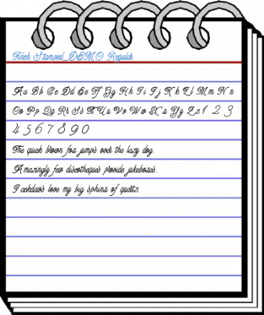 Finch Stamped_DEMO Regular Font