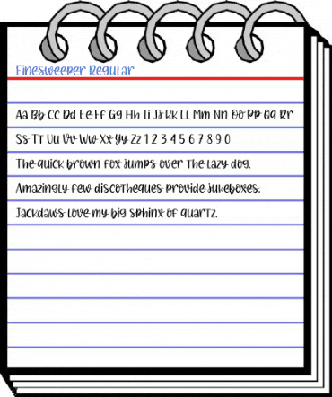 Finesweeper Regular Font