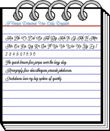 FInezia Personal Use Only Regular Font